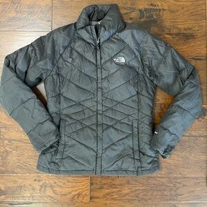 The North Face Women's Aconcagua Charcoal Puffer Jacket medium 550 goose down